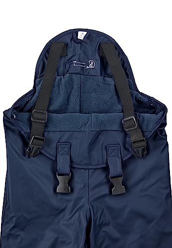 Sterntaler Regenhose gefüttert uni - Kinder Regenhose wasserdicht - Jungen Matsch- und Buddelhose mit verschweißten Nähten und elastischen… – Ansicht 4