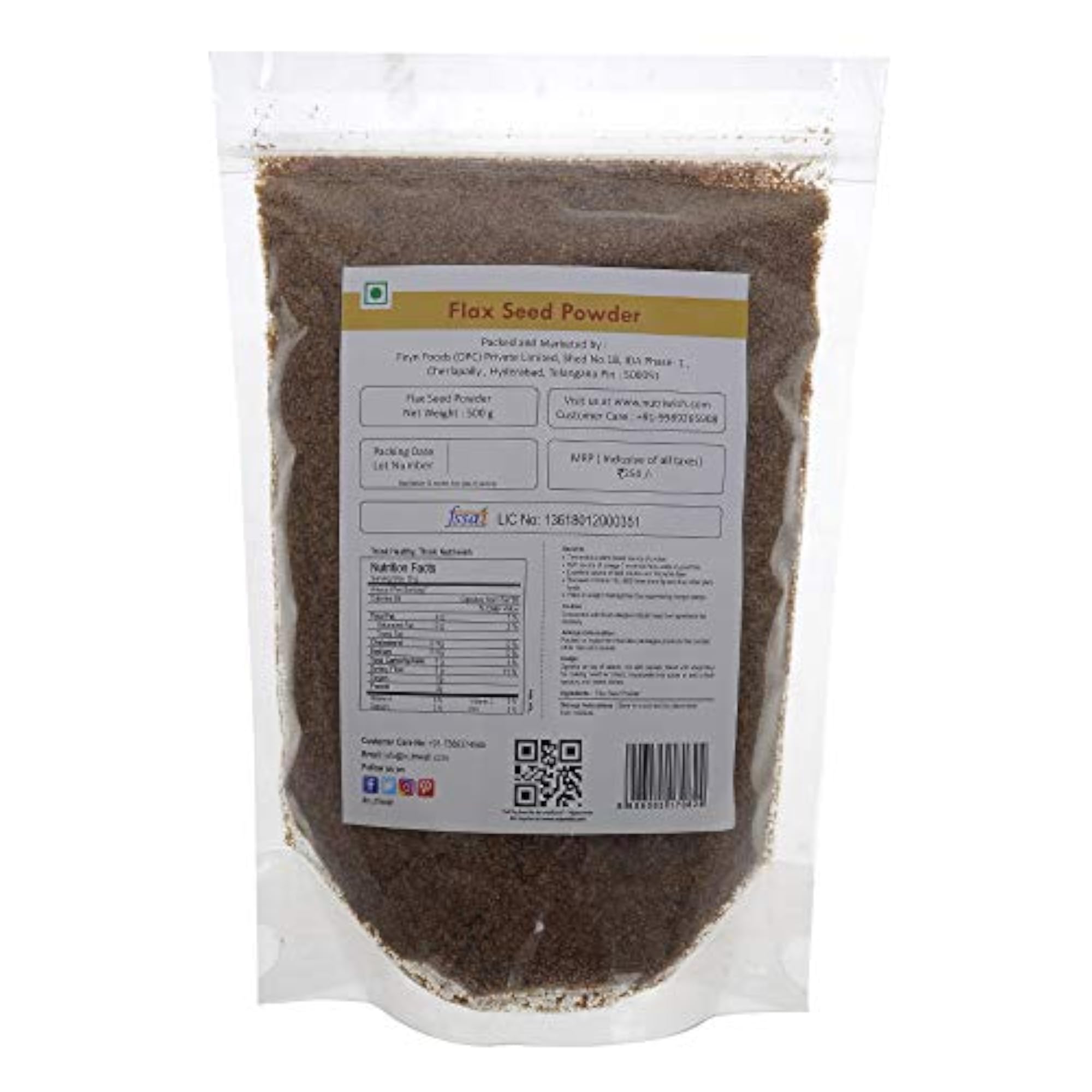 Nutriwish Flax Seed Powder - 500 g
