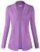 Women Soft Long Sleeve Open Front Cardigan Sweater