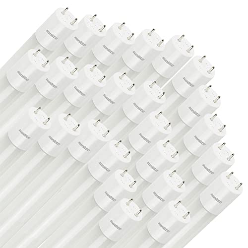 Sunlite 88439 LED T8 Ballast Bypass Light Tube (Type B) 4 Foot, 17W (F32T8 Equal), 2200 Lm, Medium G13 Base, Frosted, Dual End Connection, UL Listed, 6500K Daylight, 25 Count Sunlite 88439 LED T8 Ballast Bypass Light Tube (Type B) 4 Foot, 17W (F32T8 Equal), 2200 Lm, Medium G13 Base, Frosted, Dual End Connection, UL Listed, 6500K Daylight, 25 Count