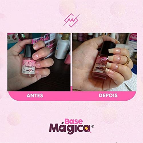 Menina Vaidosa Base Magica Unhas Grandes Fortes E Saudáveis 100% Naturais Como Num Passe De Mágica!