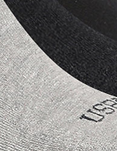Image of U.S. POLO ASSN. Men's ES004 Terry Finish No Show Socks - Pack Of 3