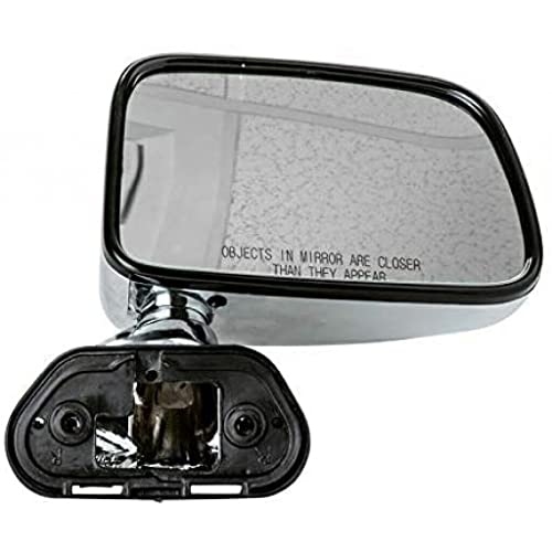 FITRITE AUTO PARTS New Right Passenger Side Manual Door Mirror For 1989-1995 Toyota Pickup, With Vent Window, Single Glass, Door Mounted, Foldaway Type, Chrome TO1321122 8791034020