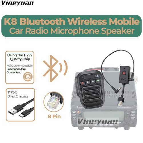 Radio móvil inalámbrico K8 Bluetooth altavoz micrófono bidireccional K Plug 3