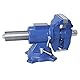 KATSU Schraubstock 5 125mm, Profi Schraubstock drehbar groß, Heavy Duty Mehrzweck 360 Grad drehbare Werkbank Tischklemme für Mechaniker und Ingenieure 402365