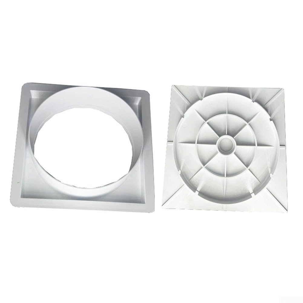 Babominimer Für Hayward Medium Skimmer SP1091LX Verlängerungskragen Und Oberkappen-Set, Poolausrüstungszubehör, Weiß, 25 X 21,5 Cm, Einfache Installation Für Verbessertes Abschäumen