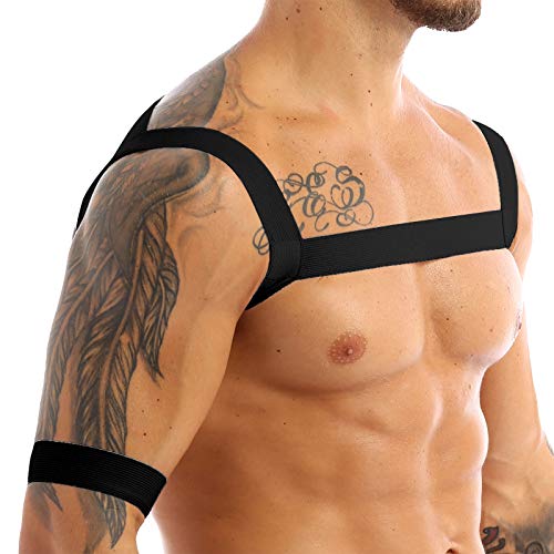 Lejafay Men's Shoulder Strap Chest Harness Sports Shoulder Supports Braces Protective Gear Fitness4