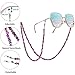 LuReen Stylish Eyeglass Chain Sunglass Chain for Women, Natural Stone Beaded Glass Strap Glass Lanyard Around Neck Daily Wear