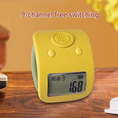 9-K Meditationszähler mit Silikongürtel & Nachtlicht-Bildschirm, Yoga Fitness Tracker für Stressabbau, Trainingsgeräte, Achtsamkeitspraxis