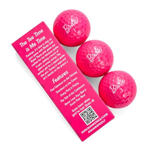 Shanker Birdie Pink Golf Balls