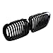 Left Right Black Front Hood Kidney Grille Compatible with 1999-2002 BMW E46 325Ci 330Ci 2-Door Pre-LCI