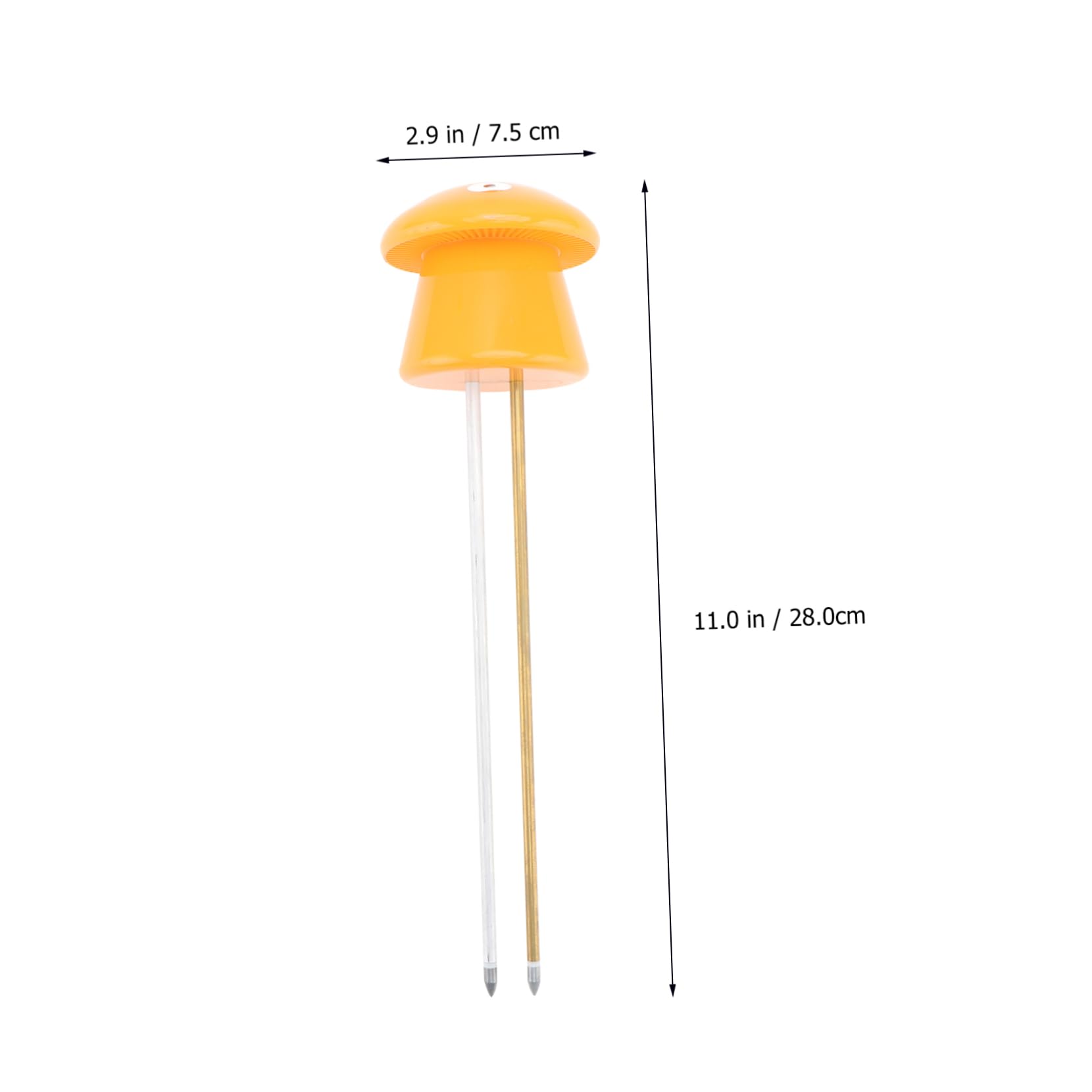ibasenice 2 Stck. Bodentester Bodenfeuchtigkeitsmesser Anlage Boden Meter Pflanzentester Boden Ph-Tester Gartenerde Tester Werkzeug Zur Bodenuntersuchung Bodenfeuchte Tester Orange Plastik