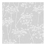 Superfresco Easy Aura Grey Wallpaper | Paste The Wall | Grey Floral | Eco-Friendly
