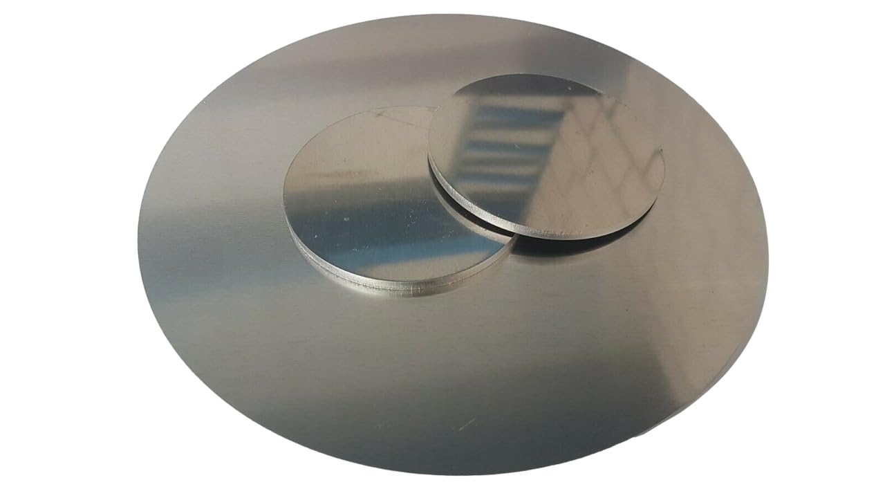 Aluminiumronde - Ronde - Scheibe - Alu Platte Rund ⌀50-300 mm Stärke 1-10 mm AlMg3 (150x6mm)