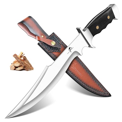Purple Dragon Fixed Blade Bowie Knife, 10.63
