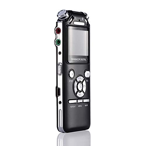 Portable Hd Noise Reduction Recorder, USB Recording Device with Two-Way Microphone, Interview/Meeting/Speech 360°