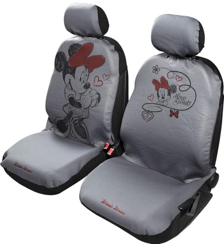 Amazon | フロントシートカバーペア 車 ミニー ユニバーサル ミッキー