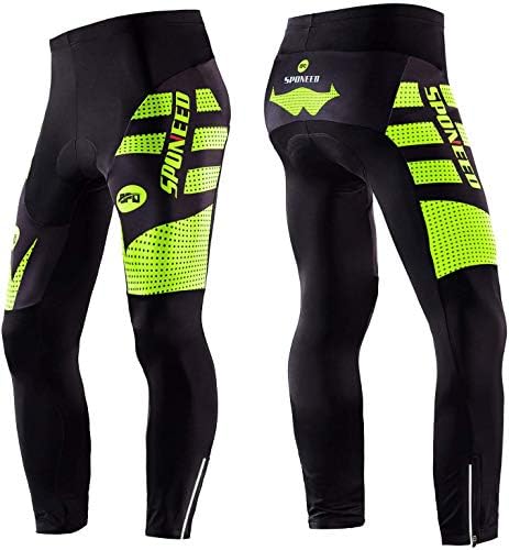 sponeed Men's Bicycle Pants 4D Padded Road Cycling Tights Leggings Outdoor Cyclist Riding Bike Wear