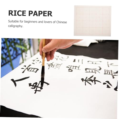 Anneome 100 Folhas papel de caligrafia papel de carta papel carta papel xuan papel para caligrafia m