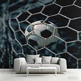 Carta da Parati Panoramica Calcio Fotomurali 100x70 cm Effetto 3D Murale Tema Sportivo Non Tessuto Fotomurale Moderne Camera da Letto Soggiorno Decorazione Parete Poster m1046