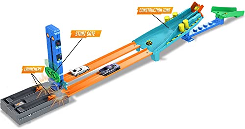 Hot Wheels Spy Racers Velozes e Furiosos Pista de Desafios, Inclui 2 Veículos, Mattel