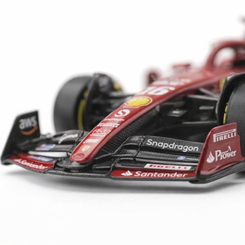 Image of Wizplex Bburago Scuderia Ferrari SF-25 1:43 Scale Officially Licensed Die Cast Metal Formula 1 Car - No. 16 Collectible Model, Display Showpiece for Kids 3+ & Motorsport Fans