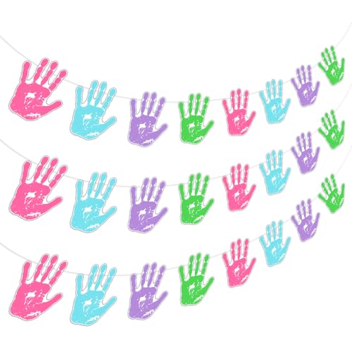 Guirlande anniversaire 5 ans fille pastel Funmemoir x3