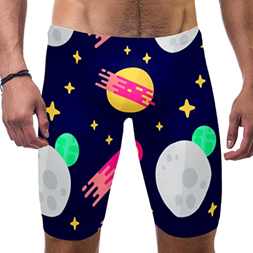 Swim jammers hombre traje de baño largo racing entrenamiento resistencia HUI JIN SHOP