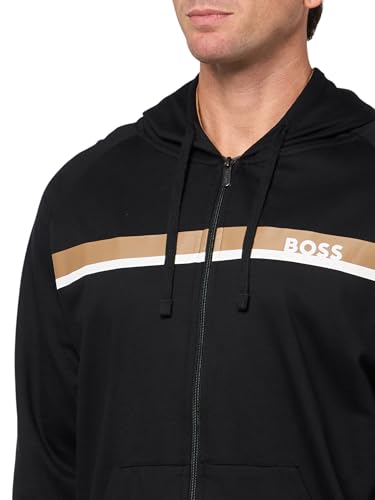 BOSS Men's Authentic Zip Up Hooded Sweatshirt3
