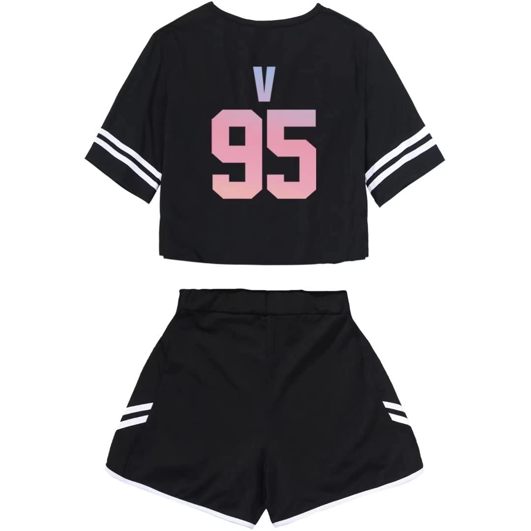 Dolpind Kpop Set Skirt Jungkook Rap Casual T-Shirt Jimin Suga V J-Hope Support Dress