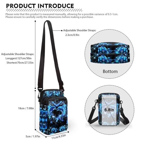 Image of Lightweight Small Crossbody Bags Cell Phone Purses Travel Pouch Shoulder Bag for Women