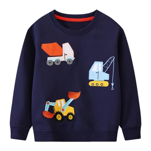 FILOWA Sweatshirt für Junge Kinder Baumwoll Langarm Pullover...