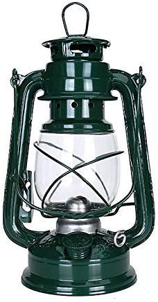 Lampa Na Zewnątrz Lampa Namiotowa Metalowa Światła Lampa Awaryjna W Stylu Retro Przenośne Oświetlenie Nafta Lampa Naftowa Halowa Sconce Urządzenia/Zielony