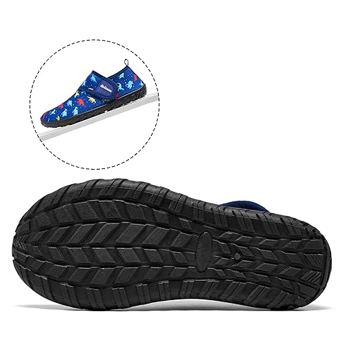 Kid Toddler Water Shoes Boy's Girl's Quick Dry Beach Cute Swim Shoes Non-Slip Barefoot Lightweight Aqua Shoes(Little Kid/Big Kid)4