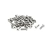 X-DREE M3x12mm 304 roestvrijstalen driehoekige scoket platte kop sabotagebestendige schroeven 40st(M3x12mm 304 Acero…
