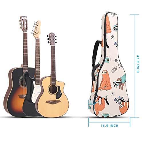 Étui de protection rembourré pour guitare classique et acoustique Motif chaton, Multicolore 08, 42.9×16.9×4.7 in… - Les Beatles, Paul McCartney, John Lennon, RIngo Starr, George Harrison Étui de protection rembourré pour guitare classique et acoustique Motif chaton, Multicolore 08, 42.9x16.9x4.7 in… – Image 6