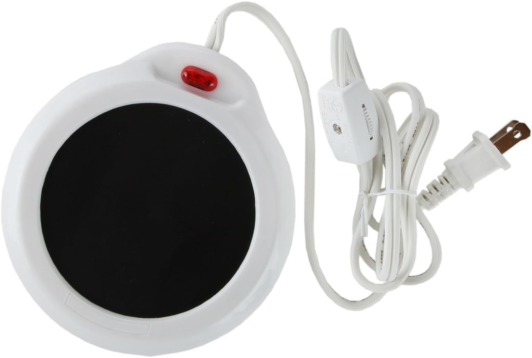 Home-X Mug Warmer, Desktop Heated Coffee & Tea – Candle & Wax Warmer (White) Home-X Mug Warmer, Desktop Heated Coffee & Tea – Candle & Wax Warmer (White)