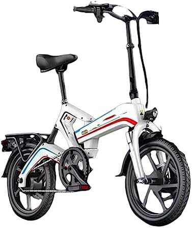 DUDSME Electric Bike for Adults Foldable Portable Power-Assisted Electric Bicycle with 48V 10/14AH Removable Battery Load 200kg for Going Out