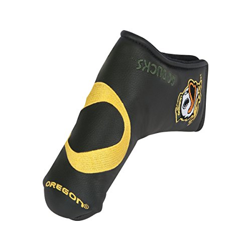 Team Effort Oregon Ducks Black Blade Putter Cover