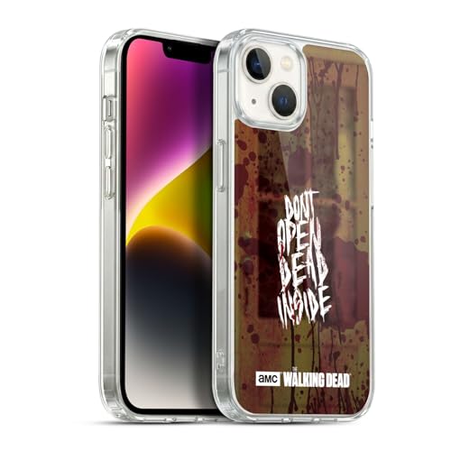 Coque gel iPhone 14 Plus protection militaire Walking Dead MagSafe Head Case