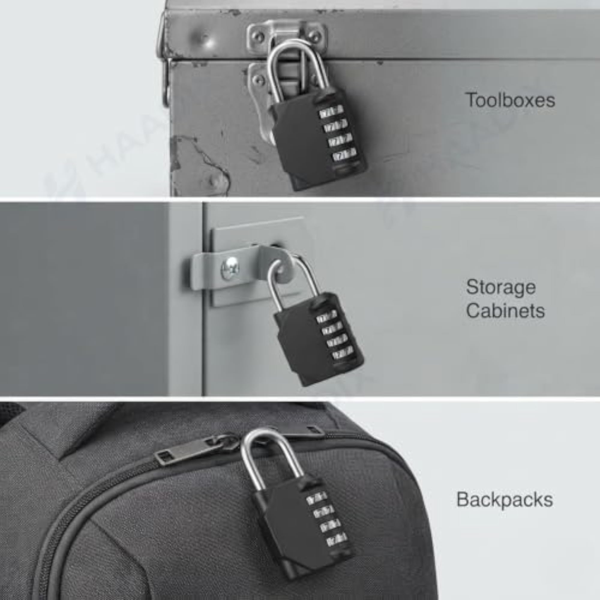 4 Digit Anti-Theft Combination Padlock