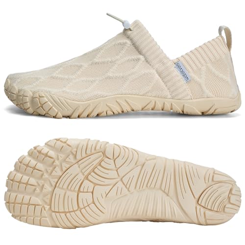 Image of WateLves Barefoot Water Shoes Women Men Minimalist Comfortable Walking Shoes Beach Outdoor Running Sneakers