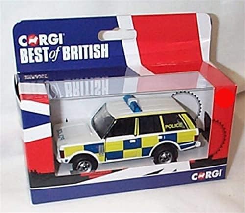 Corgi best of british LAND R0VER RANGE R0VER police livery car diecast model, GS85929-032