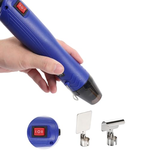 VortecSys Heat Gun for Crafting, 110V 350W Handed Hot Air Gun (Blue)