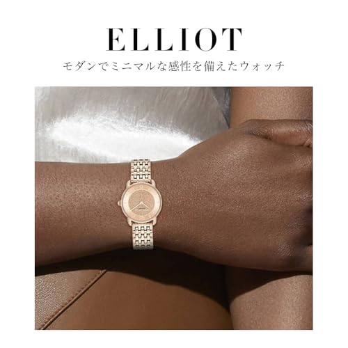Image of Coach Elliot Qtz Basic Rose Gold Round Dial Women's Watch|Ionic Plated Rose Gold Steel Material|Rose Gold Color Band - 14504371