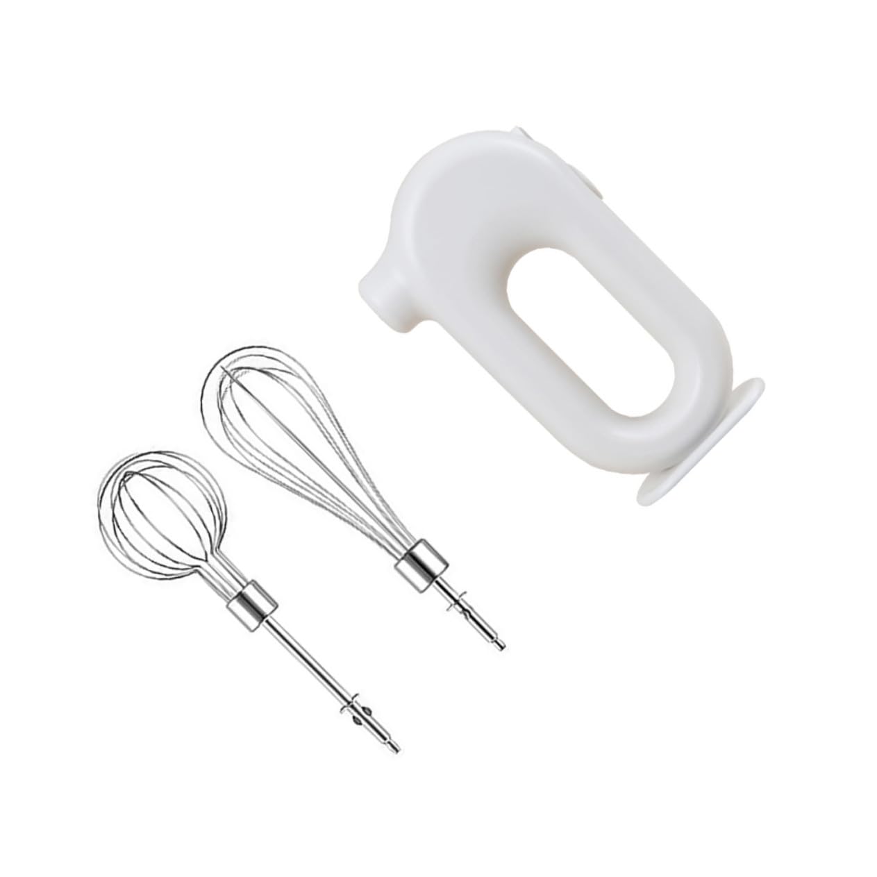 Sbattitore Elettrico Portatile Due Bianco Ricaricabile