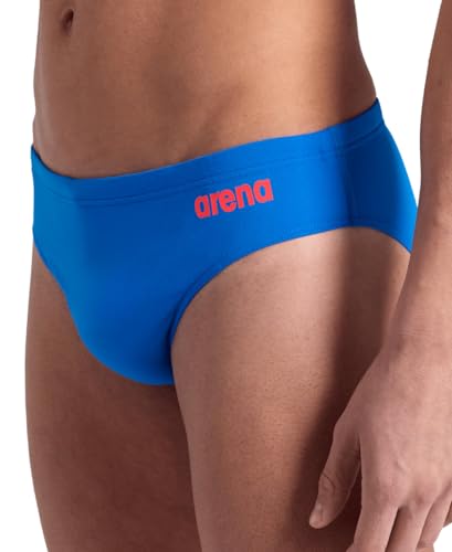 Image of Arena Men's Team Solid Swim Brief MaxLife Athletic Swimwear Professional Swimsuit Bathing Suit