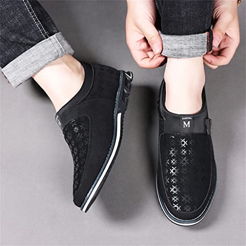 Veslexth Mens Casual Shoes Business Silp-on Fashion Leather Loafers Comfort Walking Driving Luxury for Male Work Office Dress Outdoor Breathable Sneakers 6