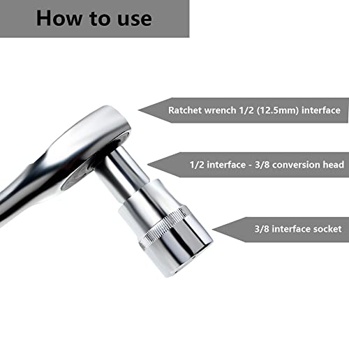 4 Pezzi Set di Adattatori Adattatore per Bussola