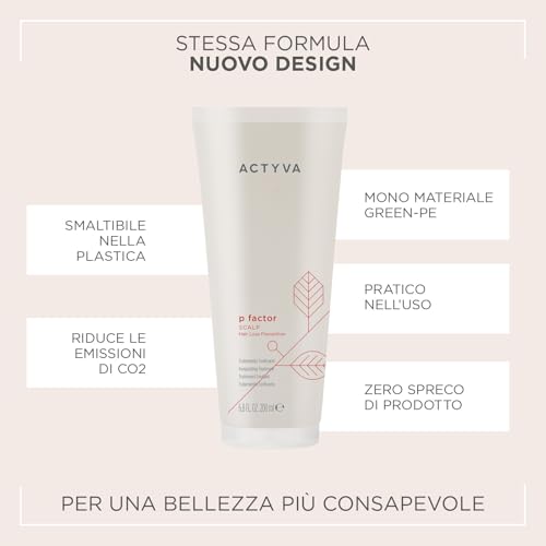 Actyva - P Factor Scalp, Trattamento Per Capelli Rigenerante E Lenitivo Con Olio Di Mandorle E Aloe Vera - 200 Ml - 5